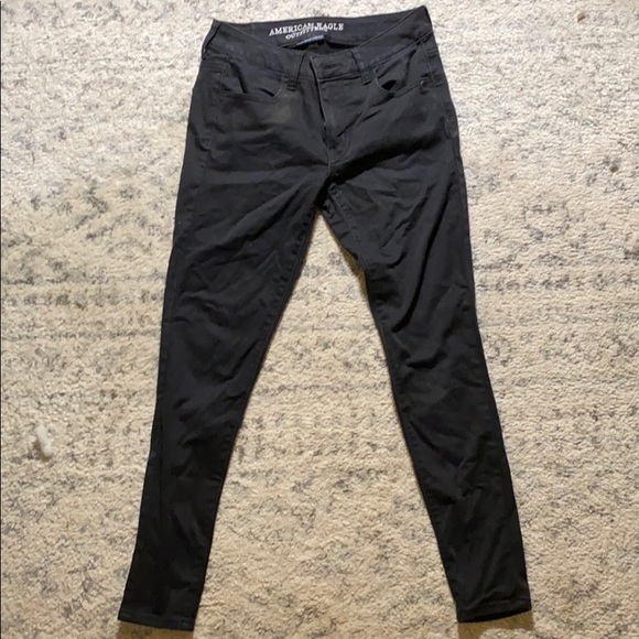American Eagle Black Jegging - Picture 1 of 3